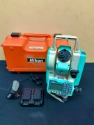 Nikon NPL-322+2" P (prism-only) Total Station Surveying Instrument W/ 2 Bat, Cha
