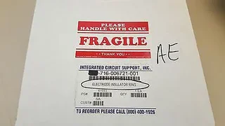 LAM RESEARCH 716-006721-001 CERAMIC INSULATOR RING 