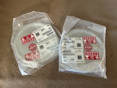 Two (2)Applied Materials AMAT 0020-34606 Plate blocker .100 EH Universal Chamber