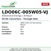 LDO06C-005W05-VJ Advanced Energy / Artesyn DC/DC Converters - Through Hole 30W