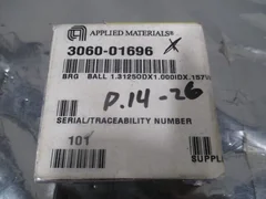 AMAT 3060-01696 BRG Ball 1.31250DX1.000IDX.157W Angula, 115011