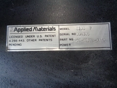 AMAT 8110 Operation Panel, Model: 8100P, P/N: 01-81918-00/C