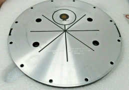 0010-10327 /AMAT SHELL ASSY, ESC 200MM NOTCH 2 5MIC 0.8 THK 0020-32909 PEDESTAL