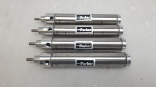 Lot of 4 Parker Pneumatic Cylinders 01.06 DSRM 3 4.000, AMAT 3020-00056
