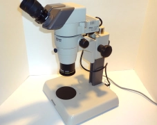 NIKON SMZ-10A STEREOMICROSCOPE ED PLAN APO 7X COAX ILLUM ***NICE CLEAN SCOPE****
