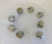 Lot of 8 Applied Materials 1/4VCR FEM HEX Tubing Cap Fittings 3300-02176
