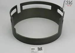 2001 LAM RESEARCH LINER, CHAMBER REANODIZED, 9600PTX 715-330825-007