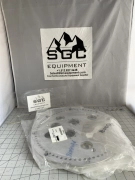 Lam Research (9600PTX) T Match Bottom Plate PN: 715-032269-001 REV:1