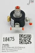 18475 APPLIED MATERIALS ASSY, LOCKOUT VALVE W/ONE TOUCH FTGS 0010-39665