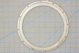 0190-08556 (LOT OF 8) / RETAINING RING, 8IN. PPS/SST W/OUT GROOVE / AMAT