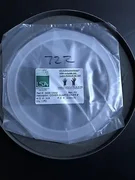 Appiled Materials 0200-10042 QUARTZ COVER,INNER,8â€,NOTCH,STEP3,ESC  AMAT Etch