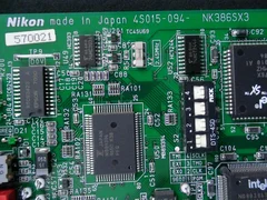 NIKON 4S015-094 NK386SX3 PCB PROCESSOR CONTROL BOARD NSR-202B
