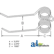 A-700716132 Tine, Double, AMAT20777