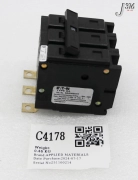 C4178 APPLIED MATERIALS CB MAG 3P 240VAC, 50A LOAD SIDE ACPT R 0680-01219