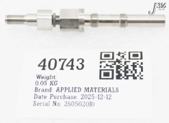 40743 APPLIED MATERIALS ASSY, PROBE, XE RTP CHMBR, .080 DI PARTS 0010-15563