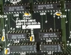AMAT 0100-00003 Rev C Stepper Drive PCB, Used from a retired mainframe. 