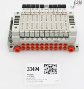 33494 SMC 10-SLOT PNEUMATIC MANIFOLD, AMAT 4060-00633 (PARTS) US17276