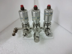 Applied Materials 0050-39598 WELDMENT, MANIFOLD, 3 VALVE, VERIFLO AMAT (C)