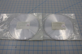 715-011913-080 (LOT OF 2)/ PLATE, LOWER BAFFLE, 8IN / LAM RESEARCH