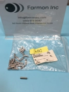 Lot of 23 AMAT 3790-01506 SPCR RND 1/4 OD X 1 0LG 8-32 CLEAR SST, 184526