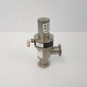 323-0302// AMAT APPLIED 3870-01215 VALVE BLWS PNEU 2.03 90 DEG SST BORED NW USED