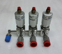 Applied Materials 0050-30838 WELDMENT VALVE MANIFOLD 3 STATION LEFTGE AMAT (C)