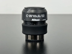 Nikon C-W10xA/22 Microscope Eyepiece Ocular Lens 10X Japan