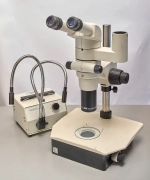 Nikon SMZ-800 Trinocular Stereozoom Microscope W/Camera Mount/FiberLighting