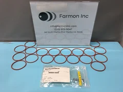 LOT OF 19 AMAT 3700-01597 ORING ID 2.112 CSD .103 SILICONE 70 DURO, 134030