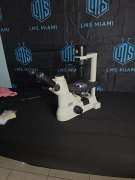 NIKON ECLIPSE TS100 INVERTED PHASE MICROSCOPE W/ 3 OBJECTIVES C-W10XA/22 ELWD