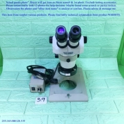 Nikon SMZ445 10x/21 & Hayashi LP-2410 Microscope set as in photos, sn:4827, SALE