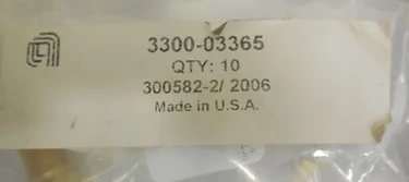 Applied Materials; 3300-03365, (Lot of 10)