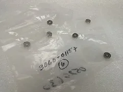 AMAT Applied Materials 3060-01157 Ball Bearing 3/16"IDx1/2"ODx5/32"WSST Lot of 6