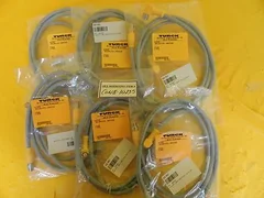 Turck RSCV WKCV 5722-1.8M/CS12230 Cable AMAT 0620-05033 Lot of 6 New