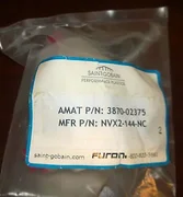 NVX2-144NC 2 Way NVX Pneumatic NC, 1/4" FNPT ports. AMAT 3870-02375
