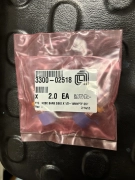 Package of 2 AMAT 3300-02518 FTGHOSE BARB 3/8ID X 1/2-14MNPTF SST