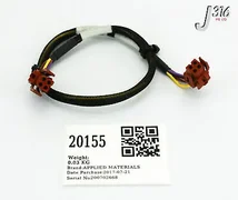 20155 APPLIED MATERIALS HARNESS ASSEMBLY GAS PANEL POWER JUMPER, 40CM 0150-09203