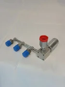 KITZ SCT diaphragm valve with 3 gas manifold w/weldment AMAT 0050-53169