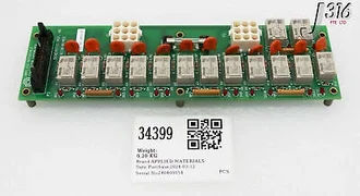 34399 APPLIED MATERIALS PCB ASSY, CONTACTOR INTERLOCK, 300MM END 0100-01483