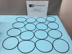 LOT OF 16 AMAT 3700-01398 O-RING ID 5.109 X CSD .139W, 75 DURO, 134027