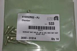 LOT OF 14 AMAT 3690-01914 SCR CAP SKT HD 8-32 X 1/2L HEX