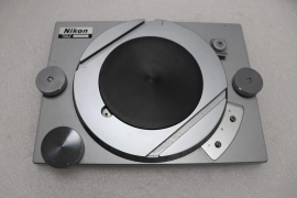 Nikon Goniometer Microscope 360degree rotary Stage table fully tested excellent
