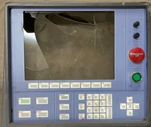APPLIED MATERIALS AMAT 0010-00114 BEZEL Operator Interface Cracked Plexi