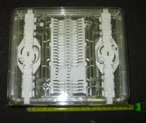 300mm Entegris KTA 3004A Wafer Transport Tank Carrier w/ Lock-Top, Clear Tray
