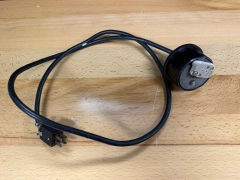 Nikon Microscope Illuminator Lamp Socket Assembly 12V 50W w/ 4-Prong Plug Cord