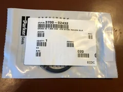 APPLIED MATERIALS (AMAT) 3700-02432 ORING ID 1.850 CSD .210 VITON 75DURO BLK 