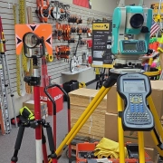 Nikon DTM-322+ Total Station Survey Instrument w/ Field Controller on Tripod