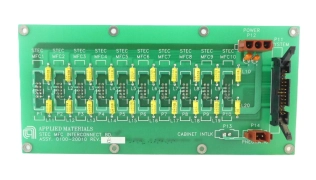 AMAT Applied Materials 0100-20010 STEC MFC Interconnect PCB Working Surplus