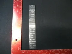 Applied Materials (AMAT) 0060-09116 Label Set, Controller (PACK OF 25)