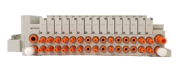 SMC 0190-54289 15-Port Pneumatic Manifold AMAT Working
